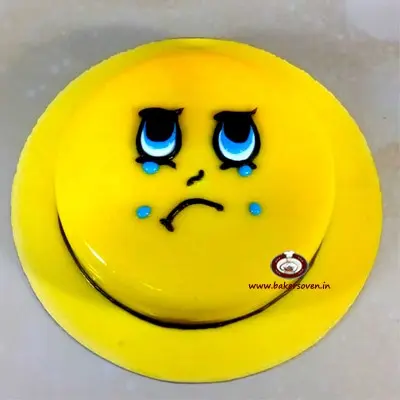 Sad Emoticon Cake