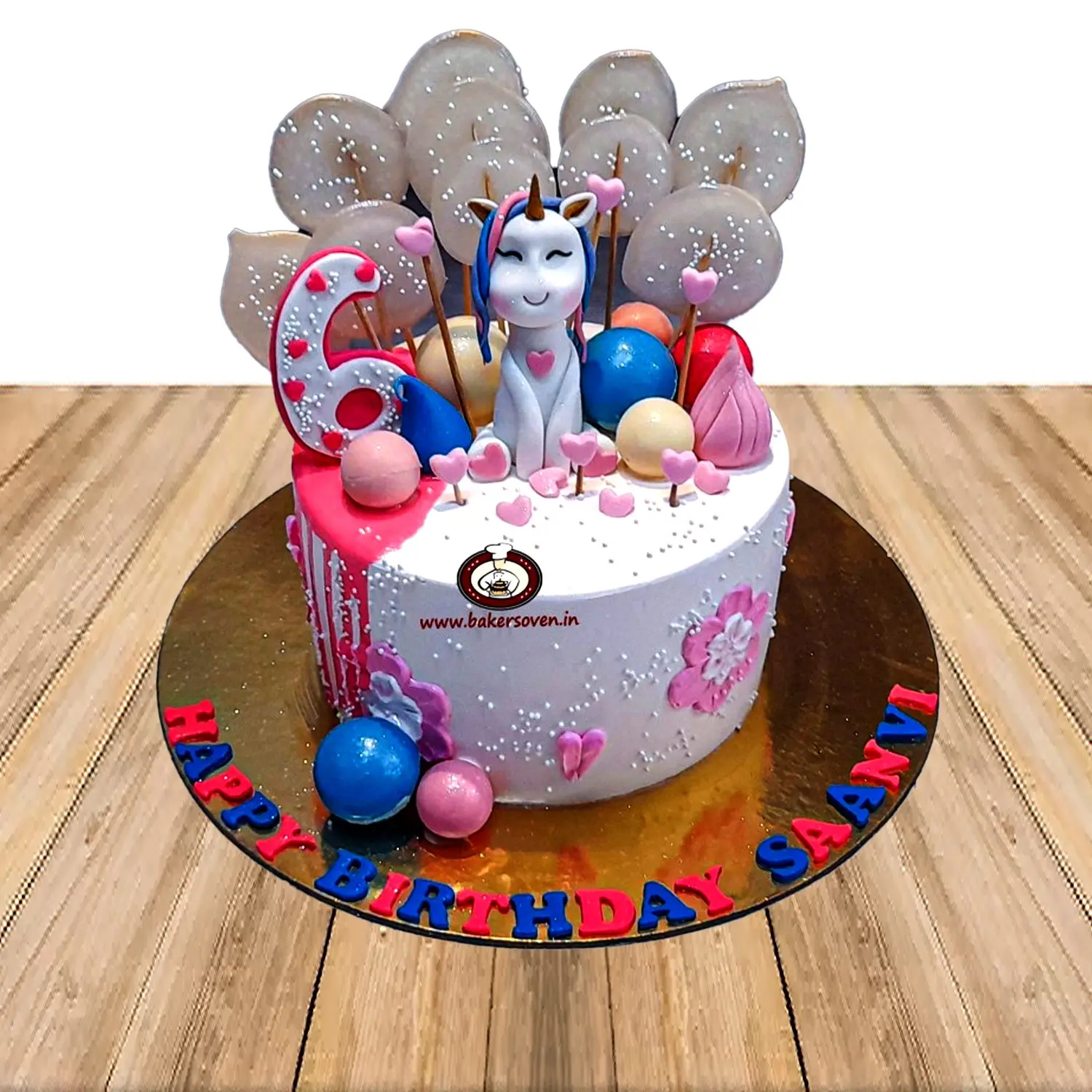 Unicorn Theme Cake L