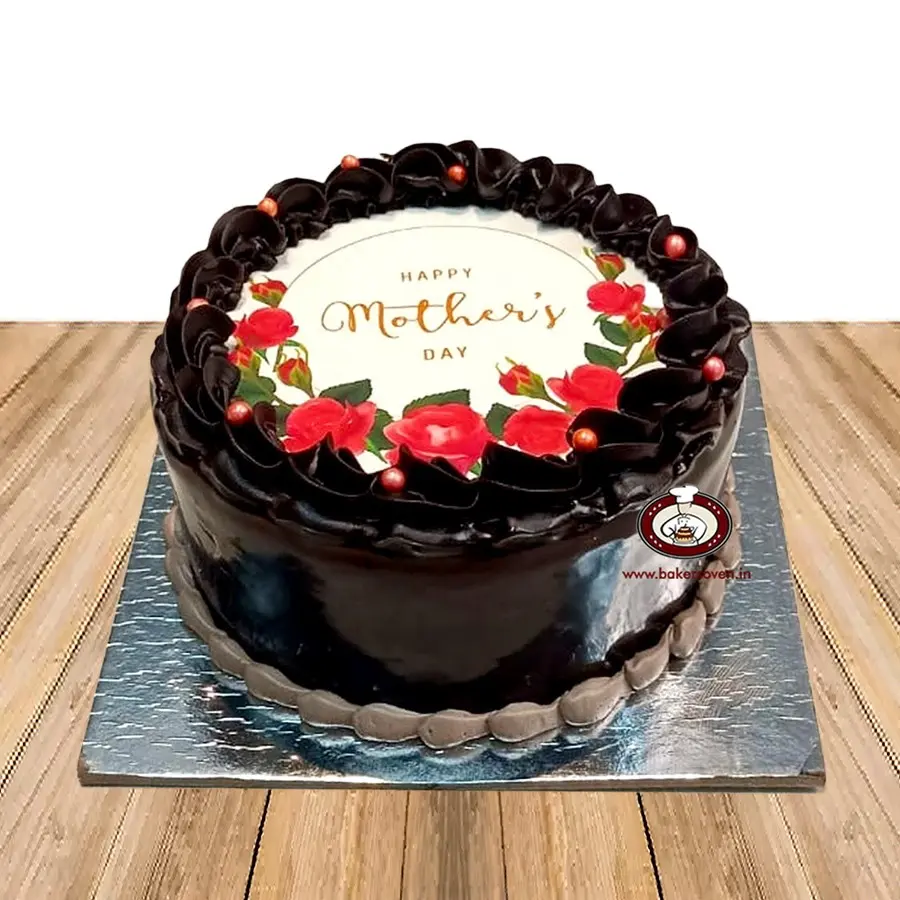 Happy Mothers Day Photo Cake D