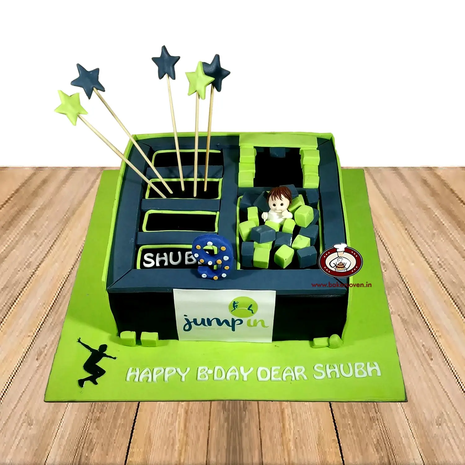 Trampoline Park Cake