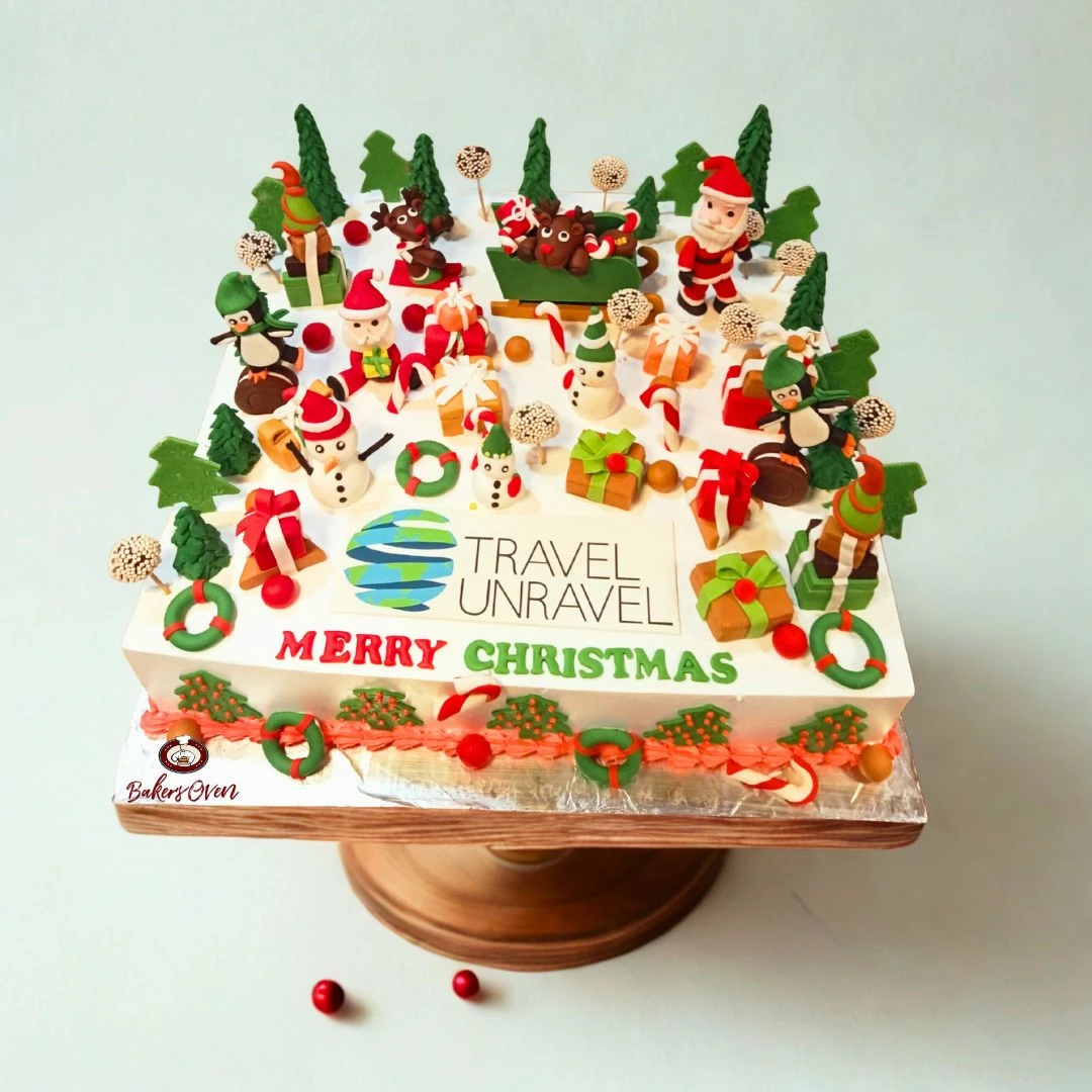 Christmas Winterland Cake