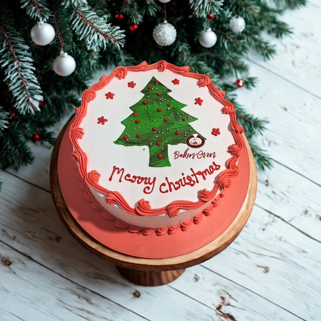 Winter Wonderland Tree Cake