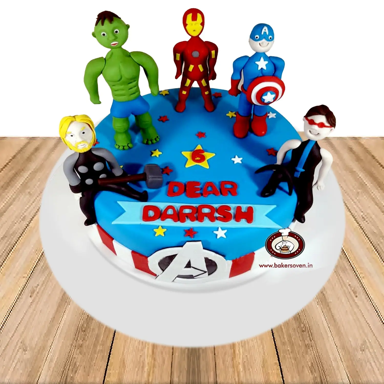 Avengers Superhero Cake A