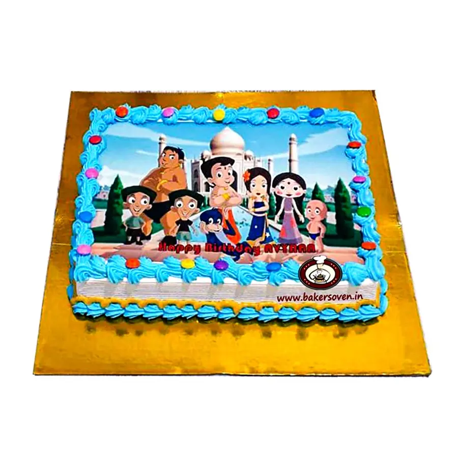 Chota Bheem Photo Cake