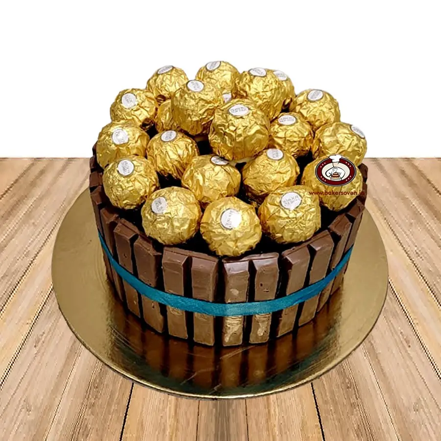 Kit Kat  and Ferrero Rocher Cake