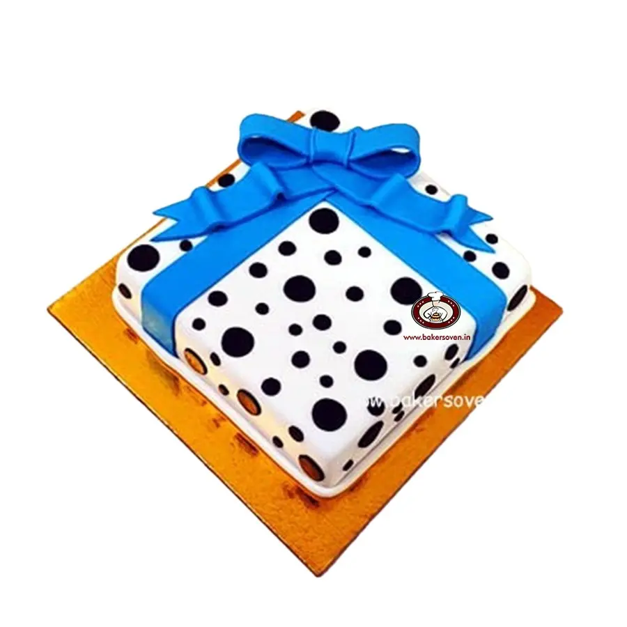 Gift Box Ribbon Cake