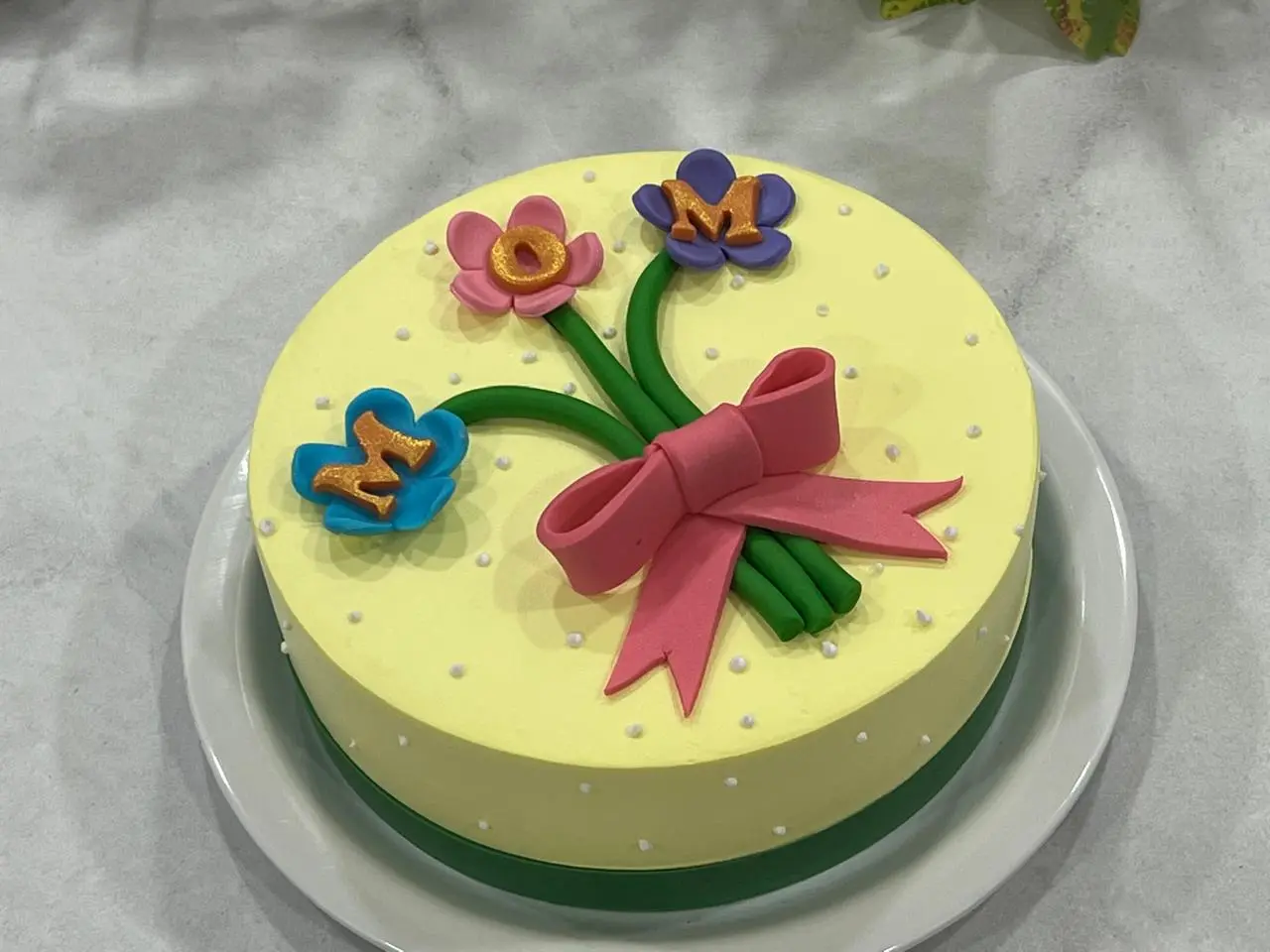 Mom Flower Cake