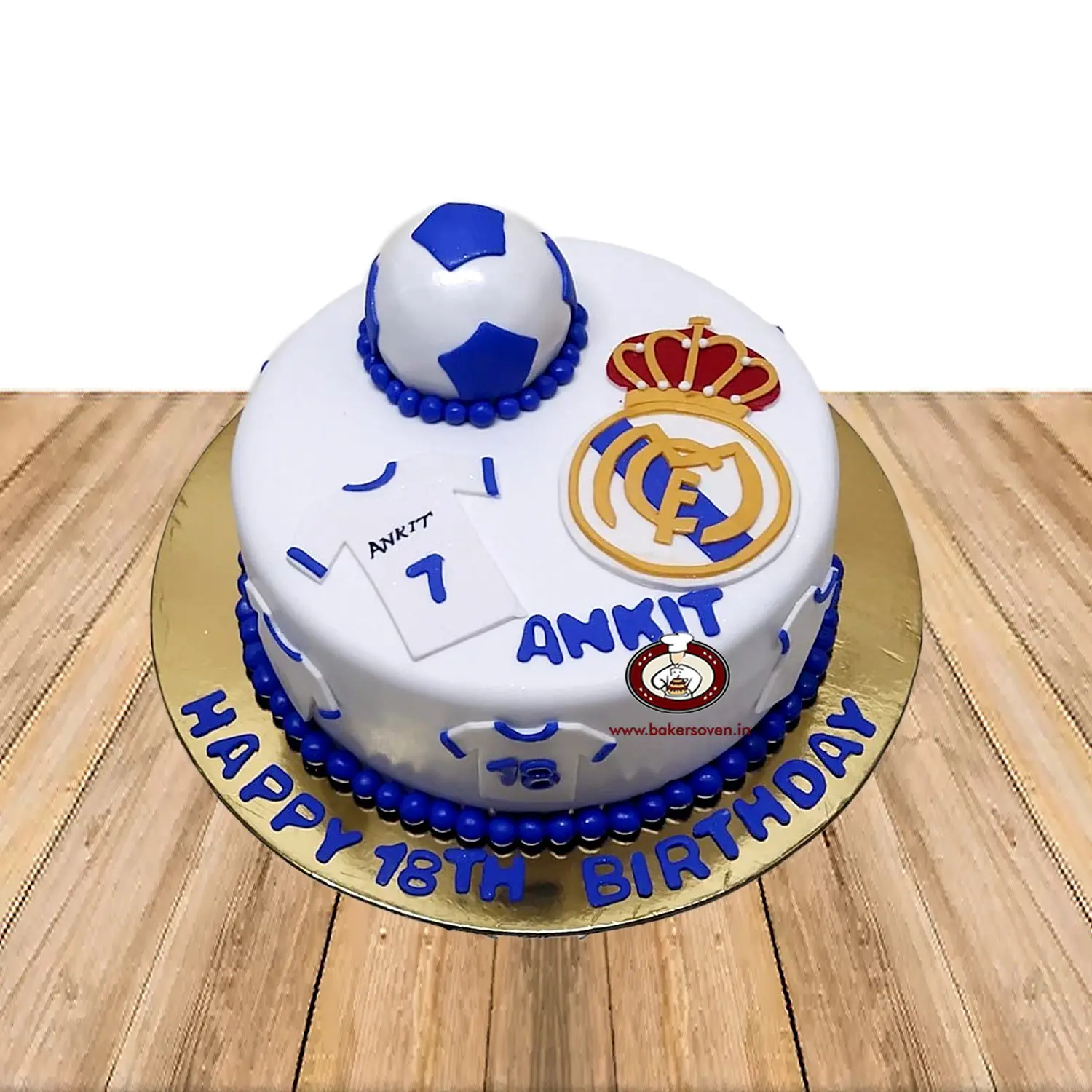 Real Madrid Football Cake