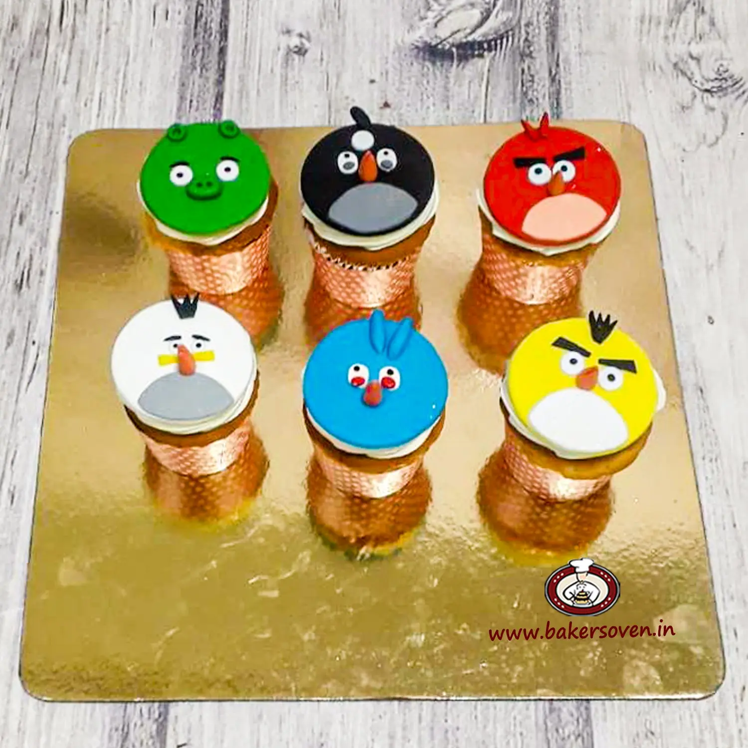 Angry Bird Cupcakes