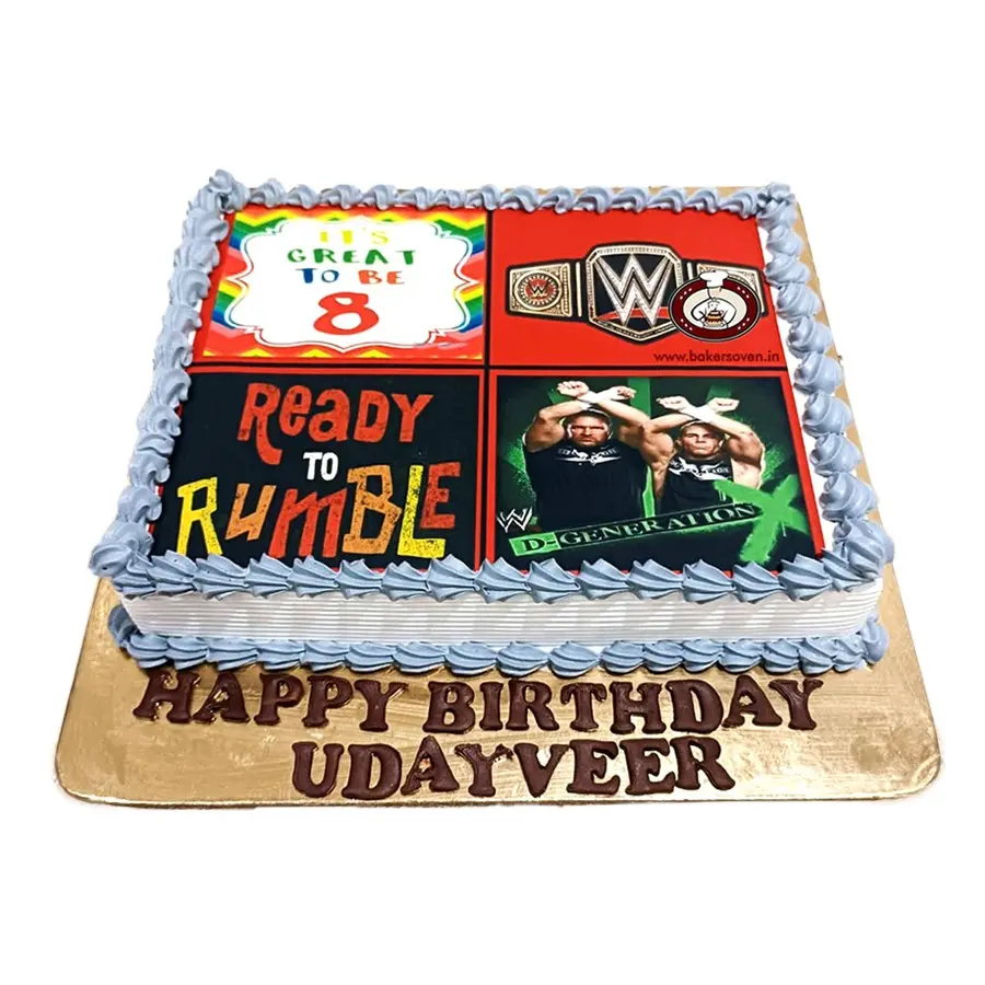 WWE Photo Cake