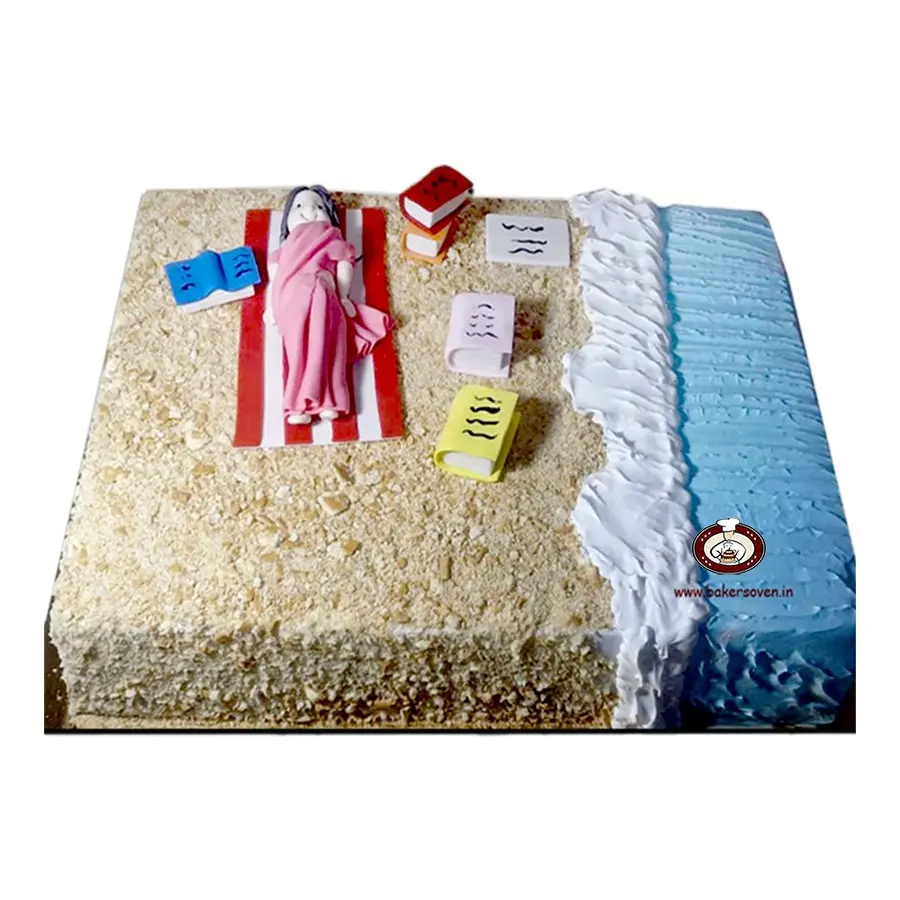 Retirement Beach Party Cake C