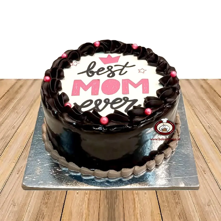 Best Mom Ever Photo Cake