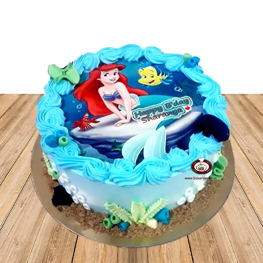 Mermaid Photo Cake