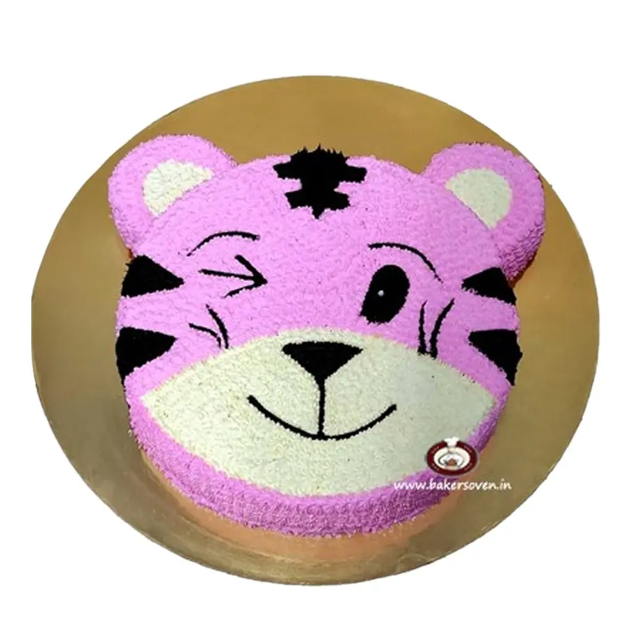 Tiger Face Cake