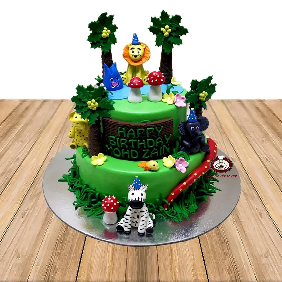 Jungle Theme Cake D