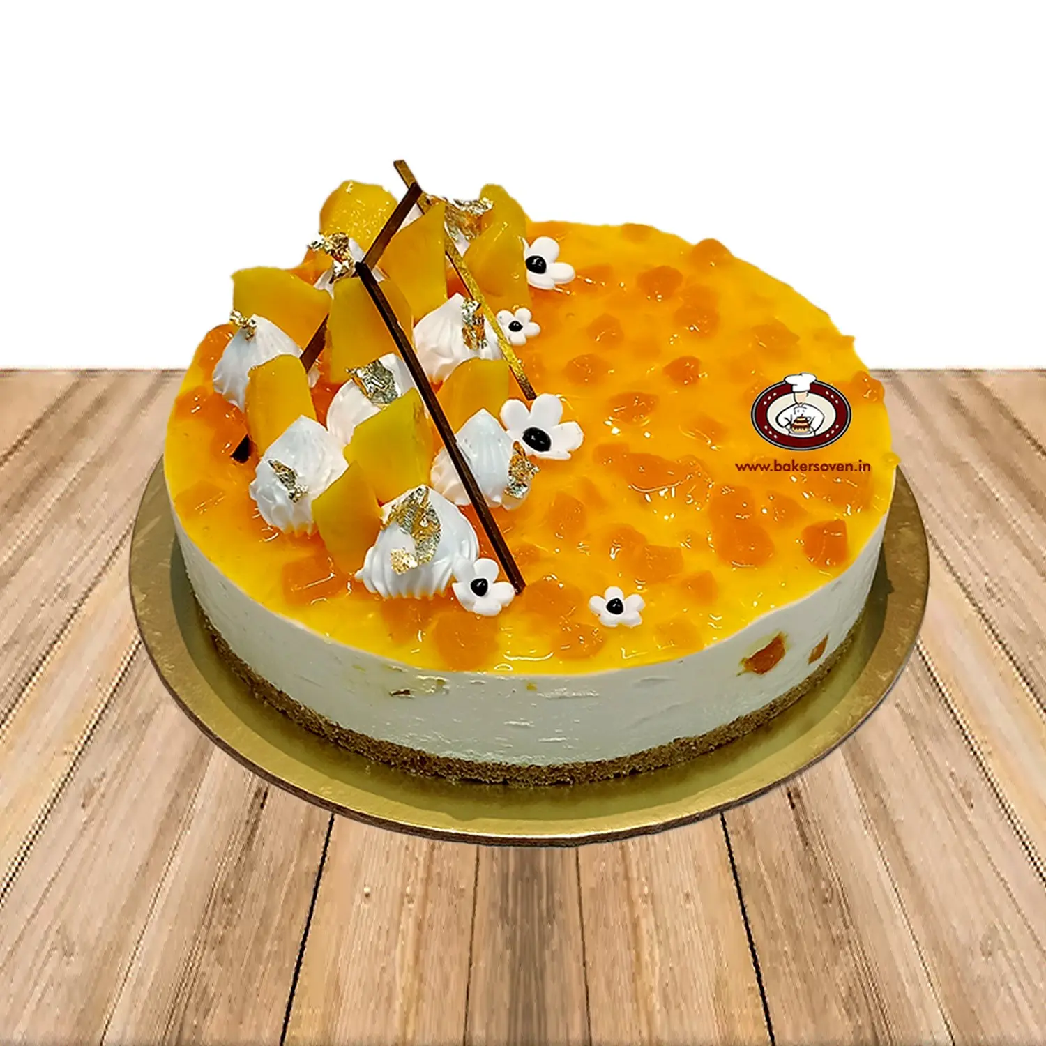 mango cheese cake w