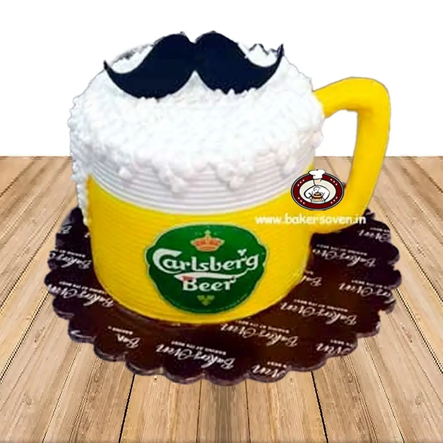 Beer Mug with Moustache