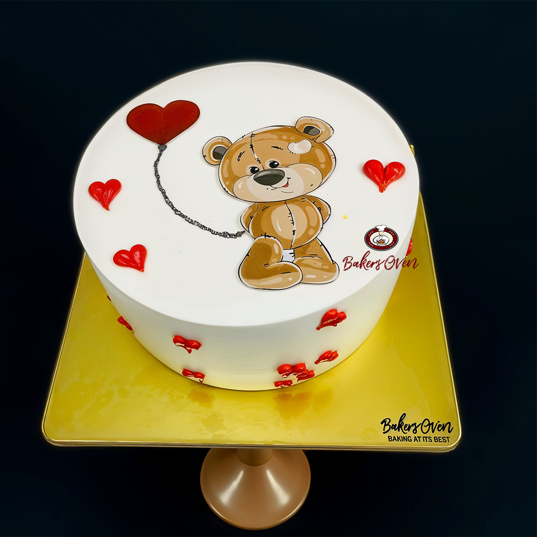 Strawberry Valentine’s cake