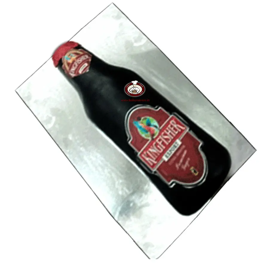 Kingfisher Beer Cake Design