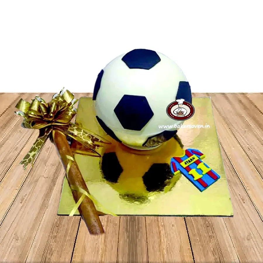 Football Pinata Cake