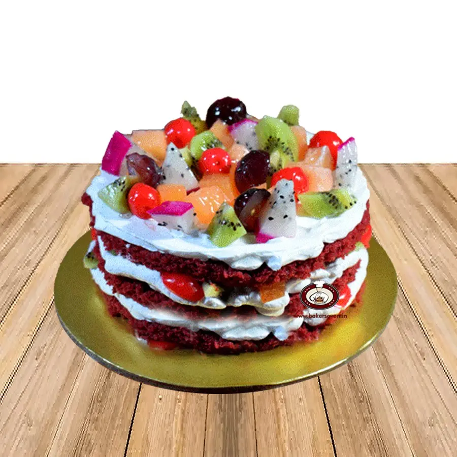 Red Velvet Fruit Cake