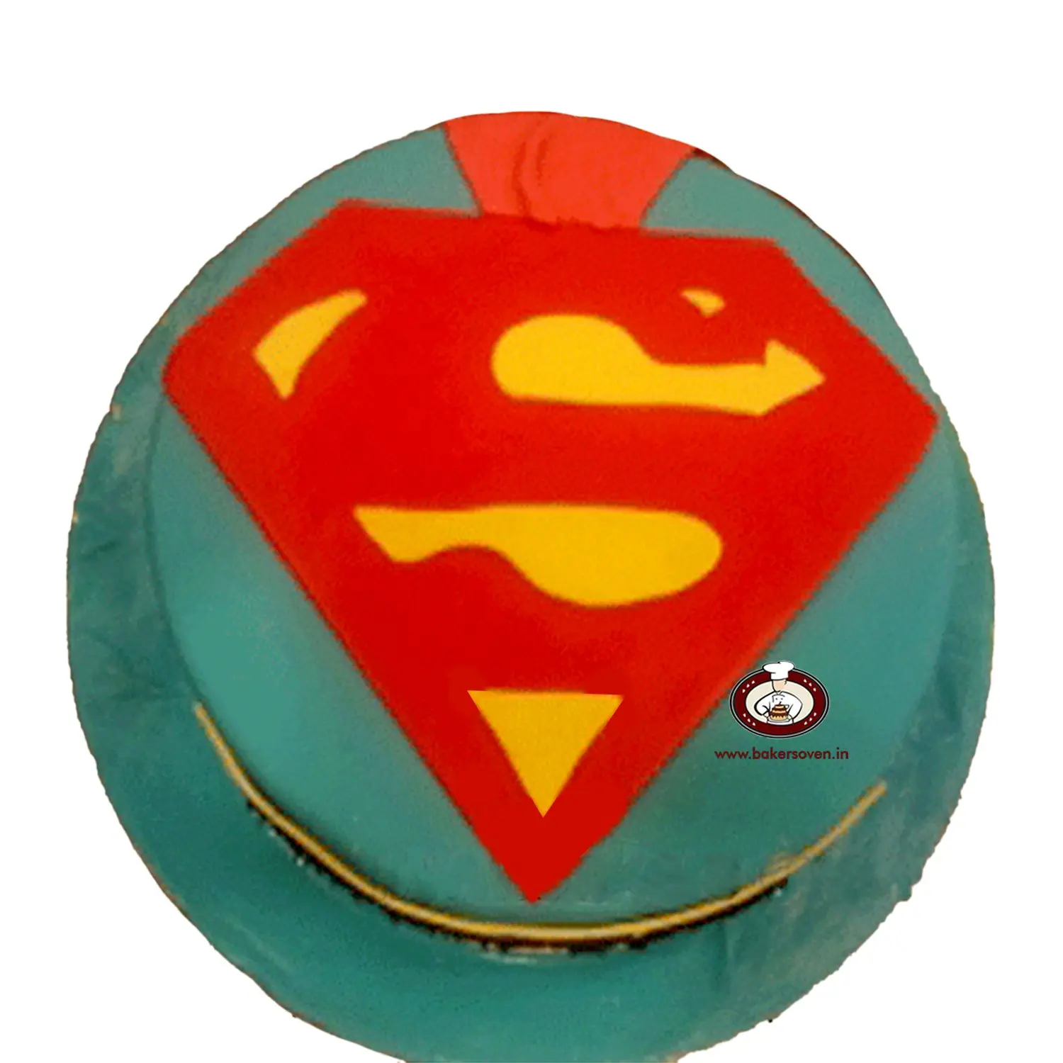 Superman Logo cake