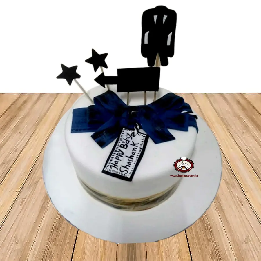 Ribbon & Suit Cake