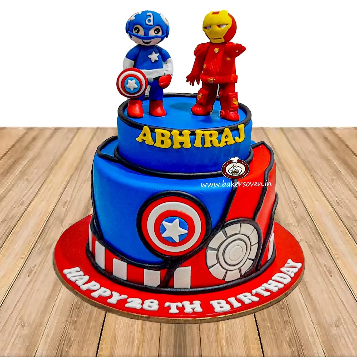 Captain America & Ironman Cake
