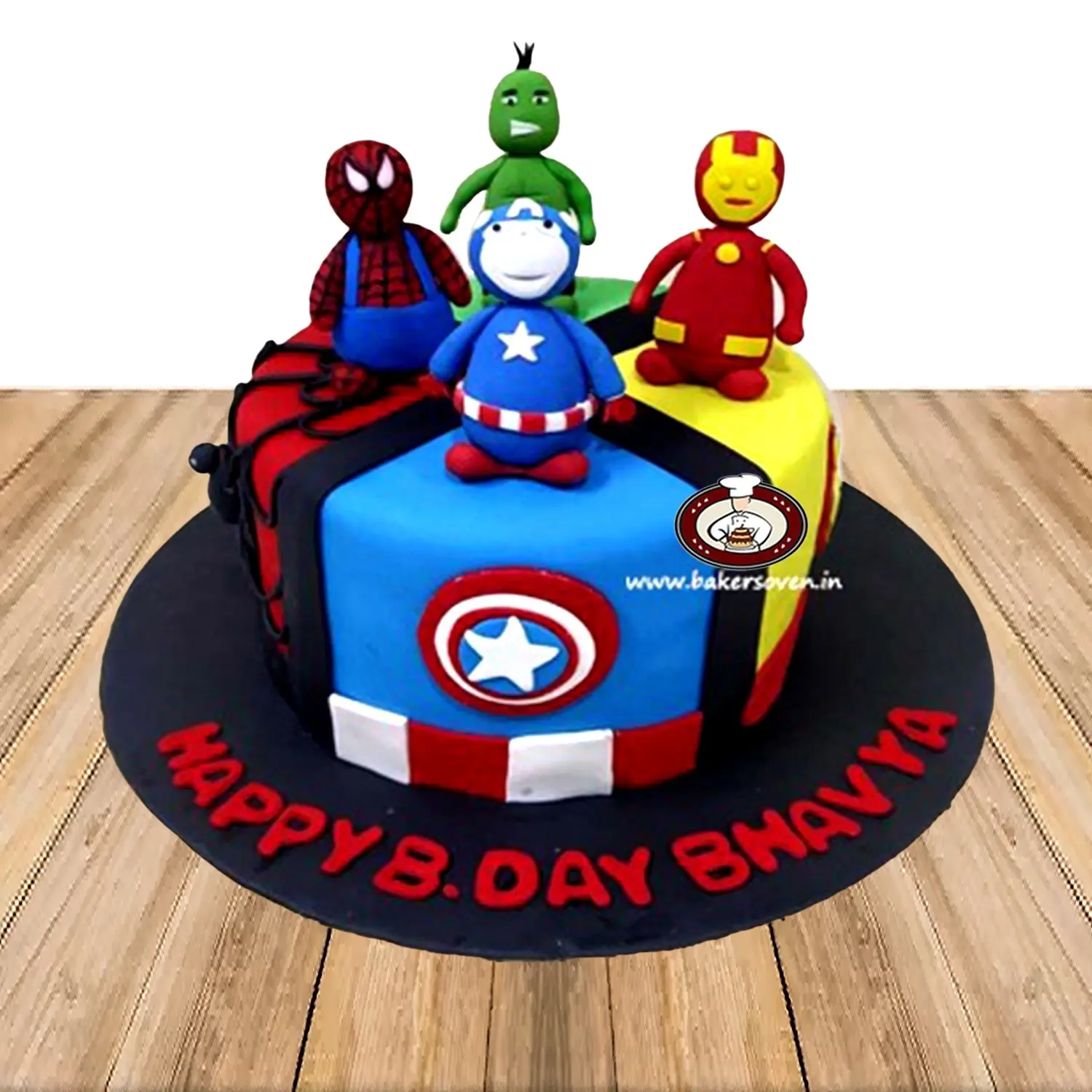 Avengers Superhero Cake B