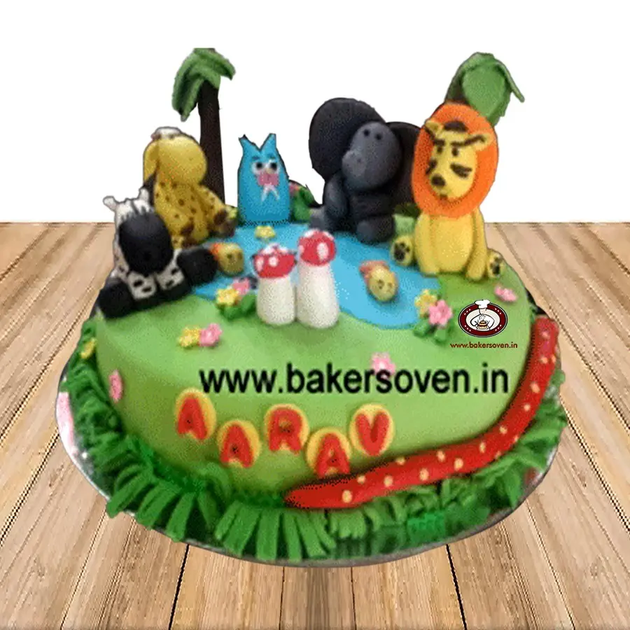 Madagascar Cake Fondant