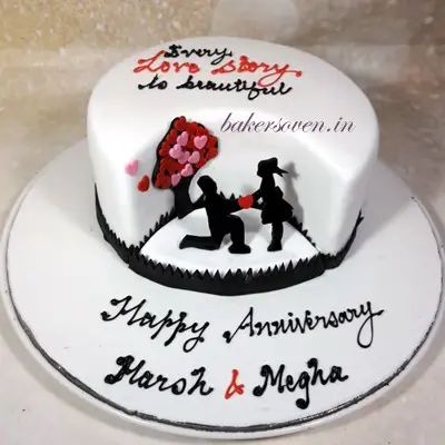 Love Story Cake