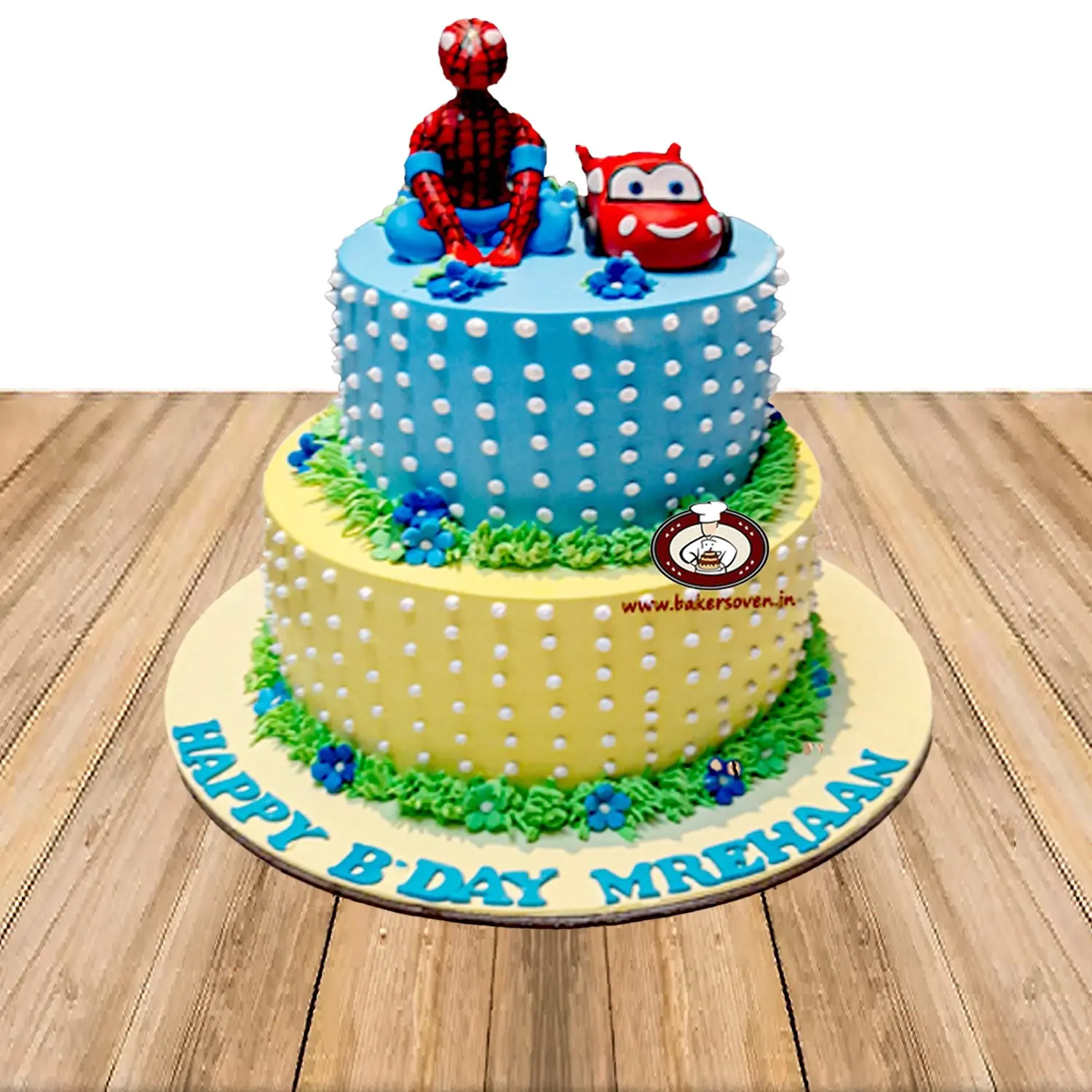 Spiderman & Car Cake