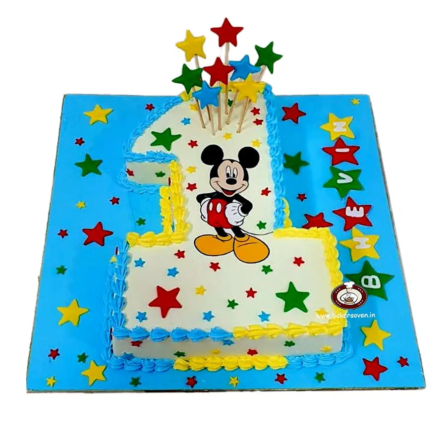 Mickey Numeric Cake
