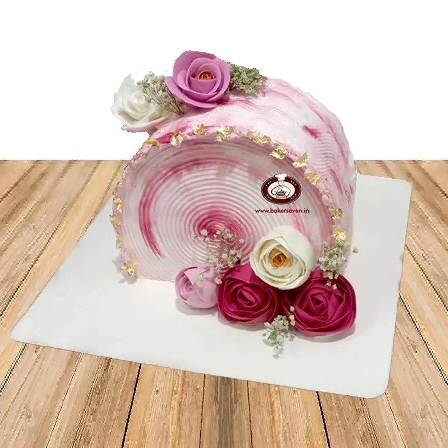 Pink Cake Top Forward