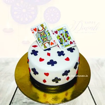 Diwali Cards Cake b