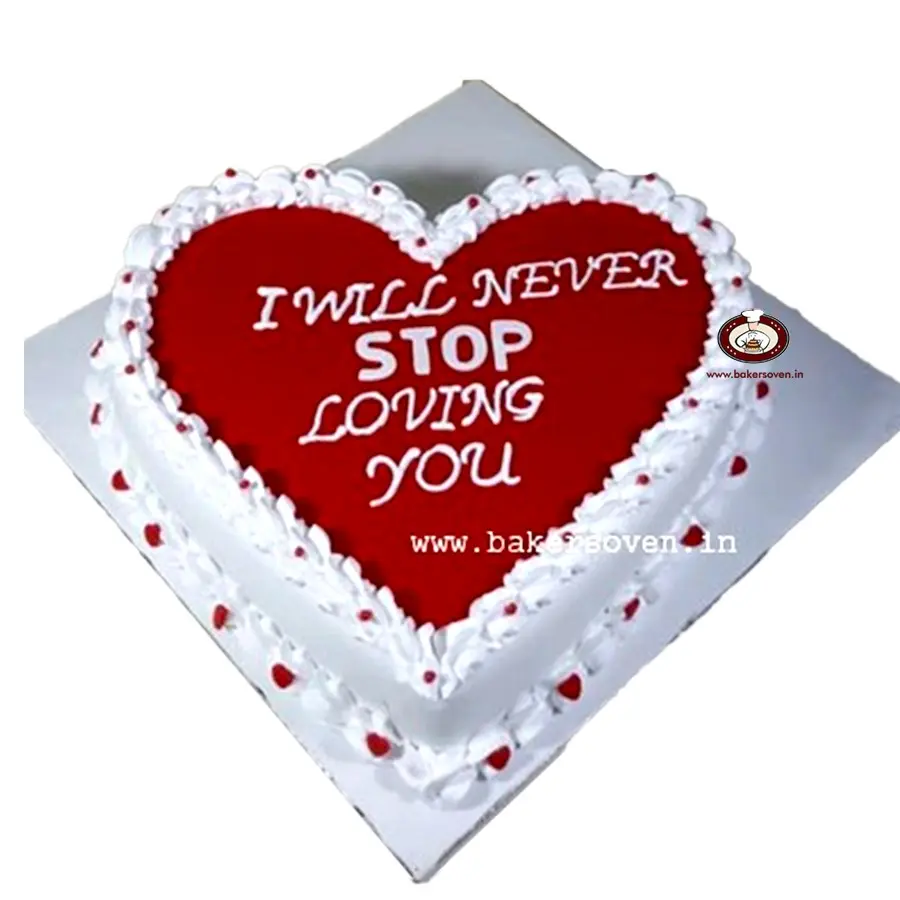 I Will never stop loving U cake