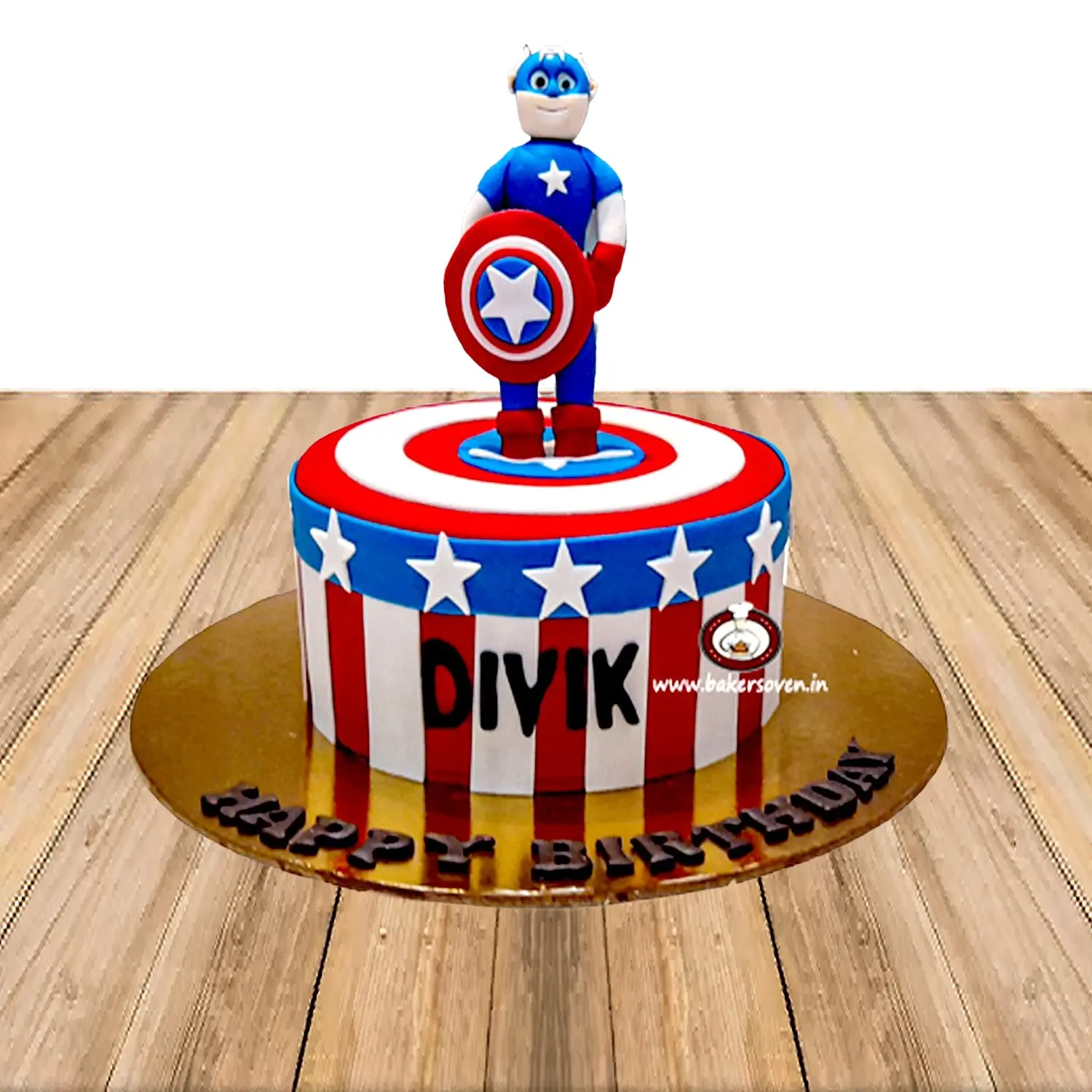 CAPTAIN AMERICA CAKE