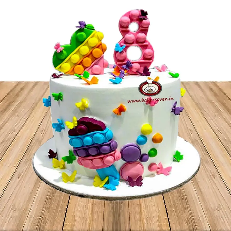 Pop It Theme Cake