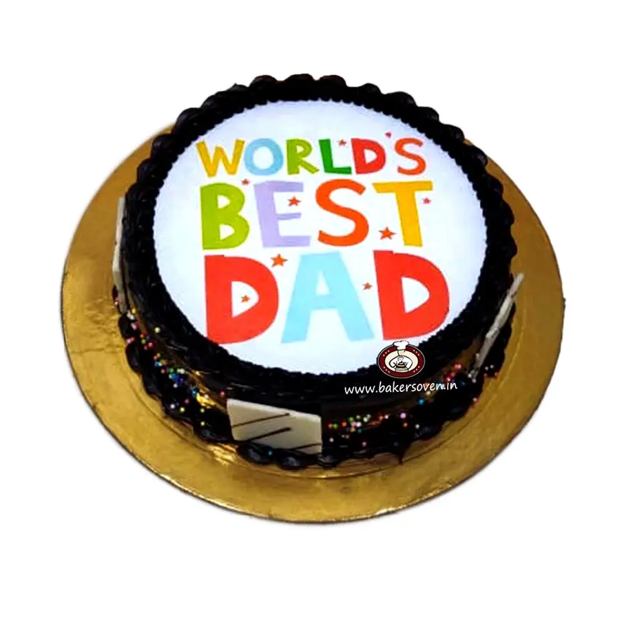 Worlds Best Dad Cake