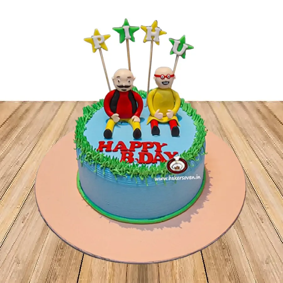 Motu Patlu Star Cake