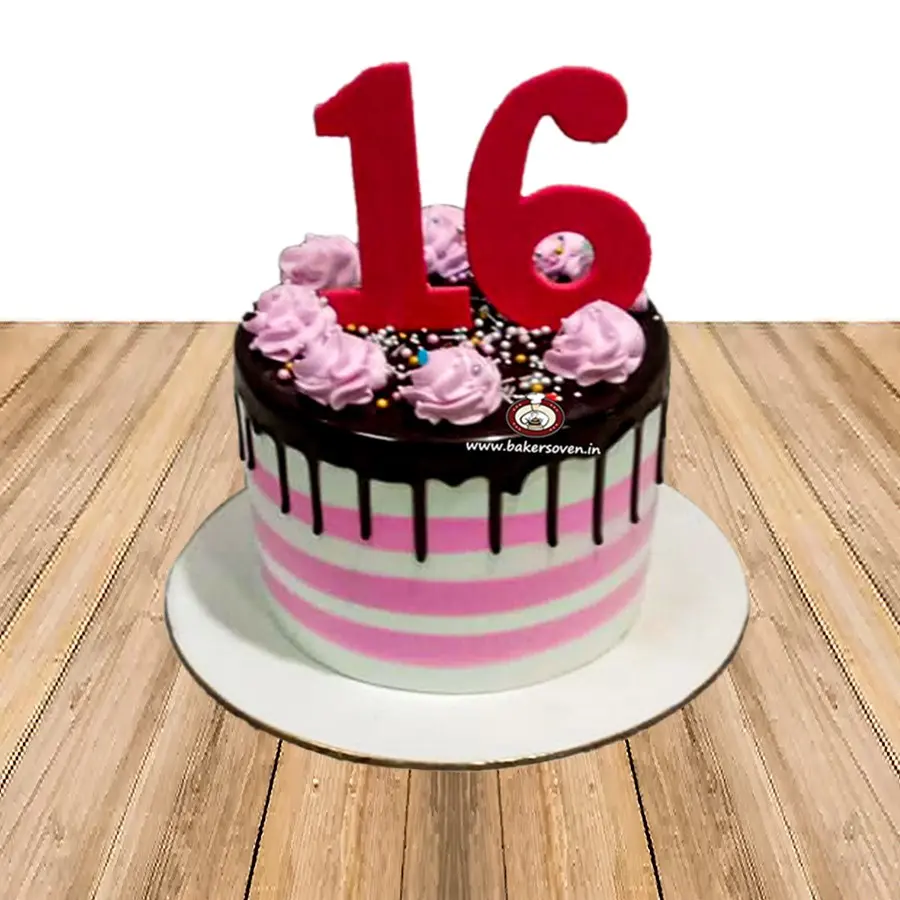 Sweet 16 Pink Cake