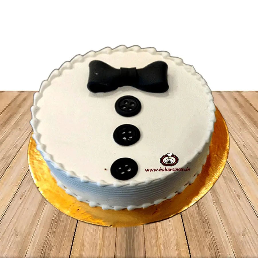 Happy Fathers Day Bow Cake