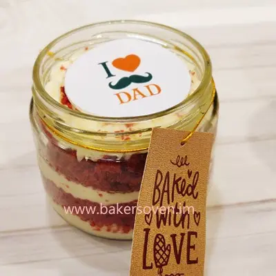 I Love Dad Red Velvet Cake Jarnjh