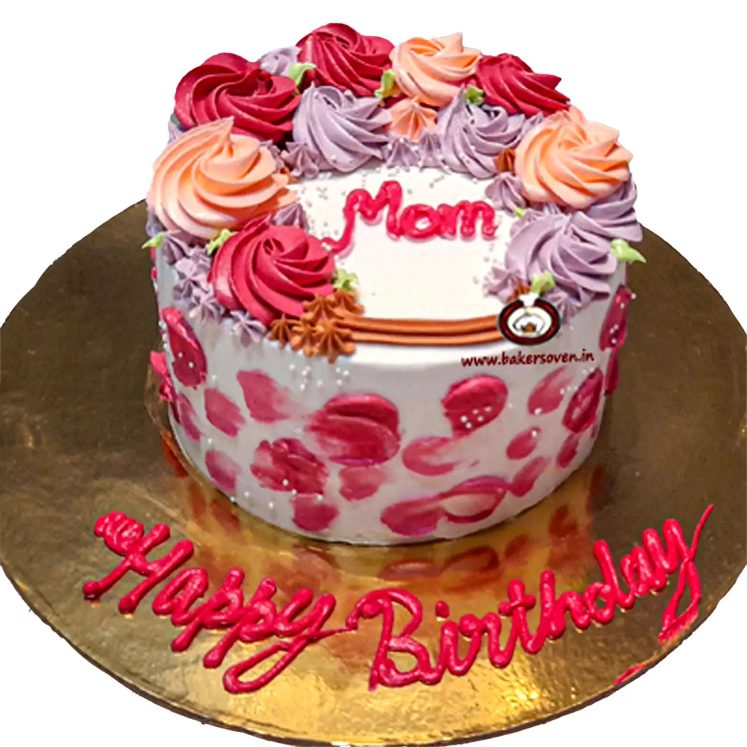 Happy Mothers Day Flower Cake
