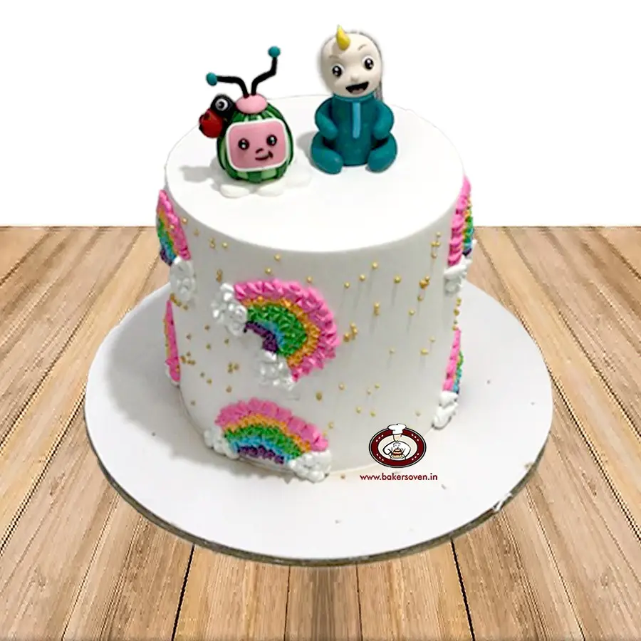 Cocomelon JJ Rainbow Cake