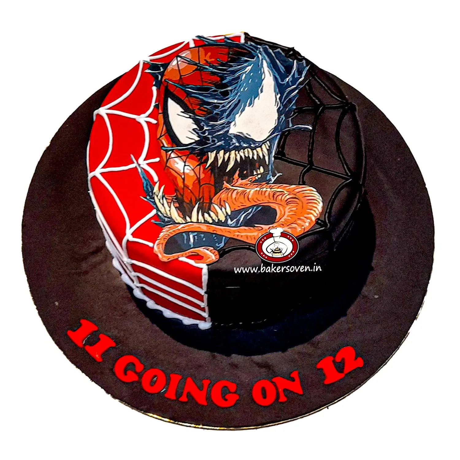 Spiderman & Venom Cake