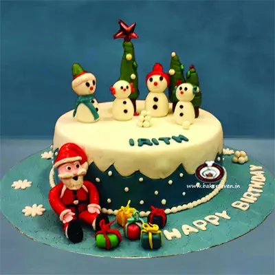 Christmas Santa Cake A