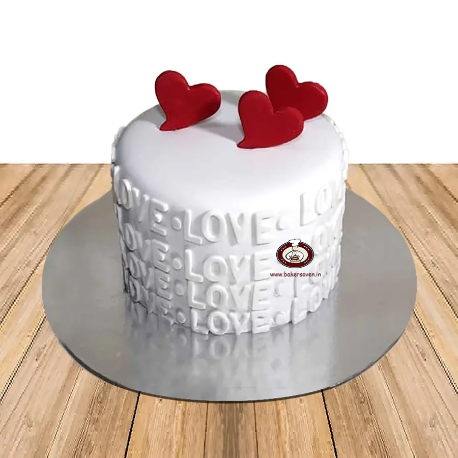 Love Anniversary Cake