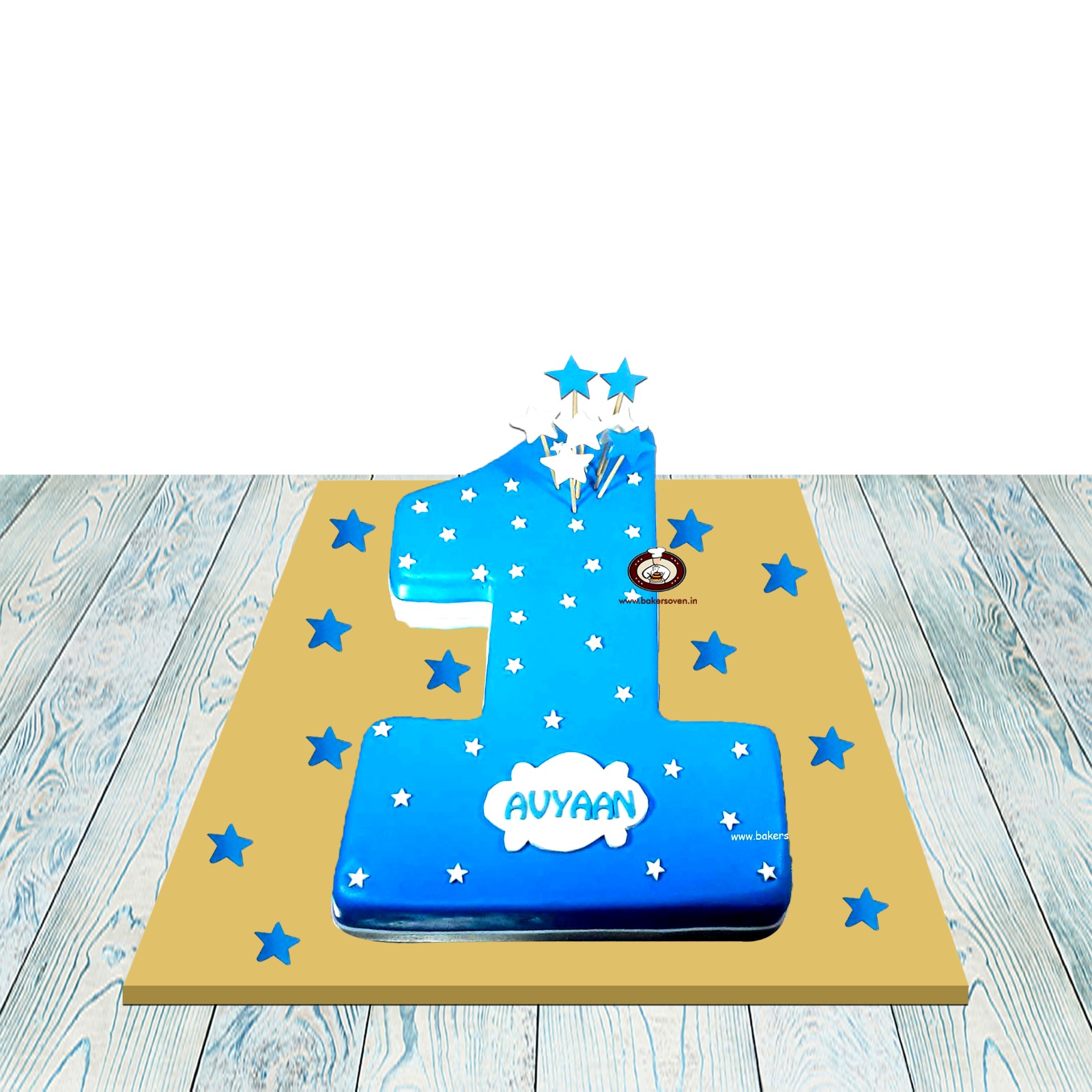 Numeric 1 Star Cake