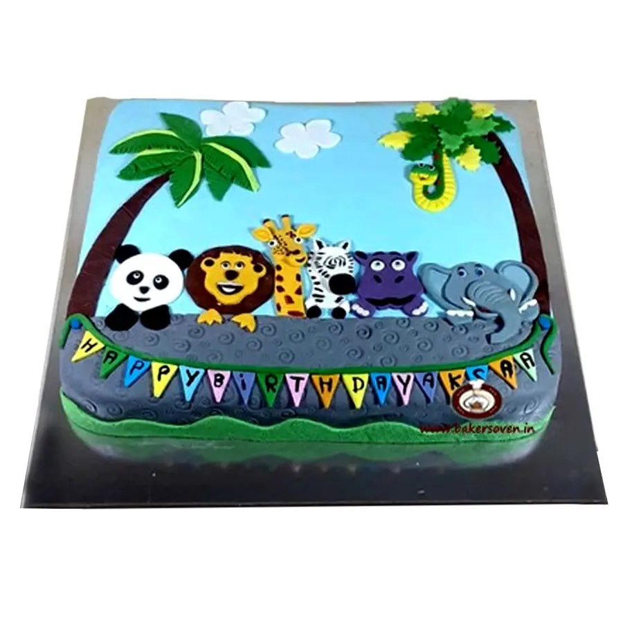 Jungle Theme Cake F